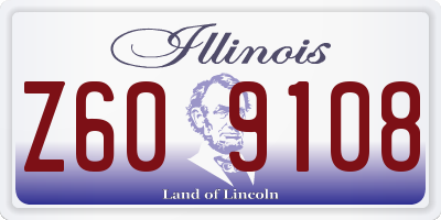 IL license plate Z609108