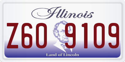 IL license plate Z609109