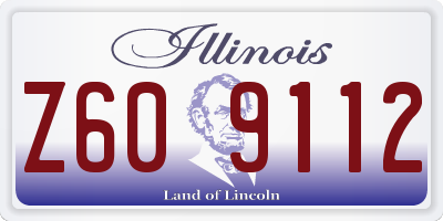IL license plate Z609112