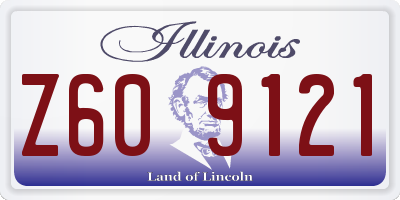 IL license plate Z609121