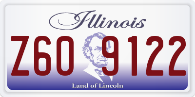 IL license plate Z609122