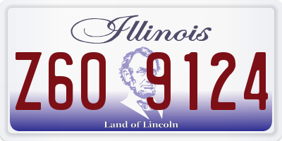 IL license plate Z609124