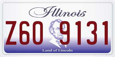 IL license plate Z609131