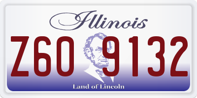 IL license plate Z609132