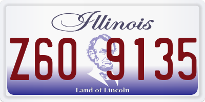 IL license plate Z609135