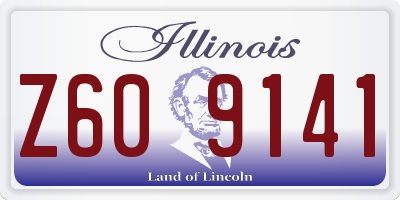 IL license plate Z609141