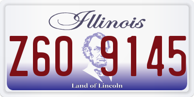 IL license plate Z609145