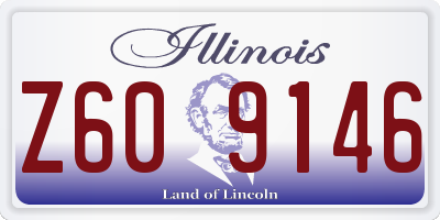 IL license plate Z609146