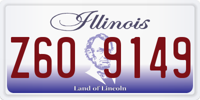 IL license plate Z609149