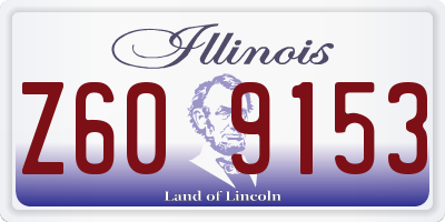 IL license plate Z609153