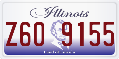 IL license plate Z609155