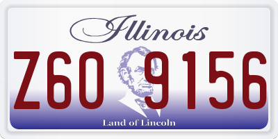 IL license plate Z609156