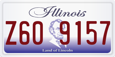 IL license plate Z609157
