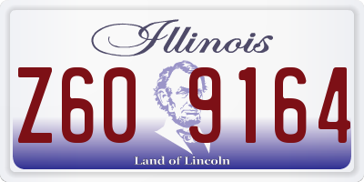 IL license plate Z609164
