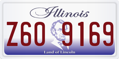 IL license plate Z609169