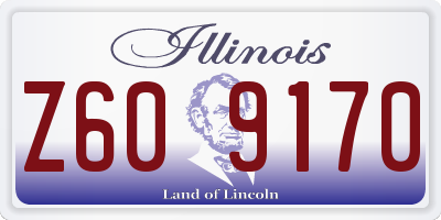 IL license plate Z609170