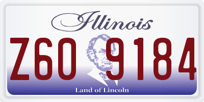IL license plate Z609184