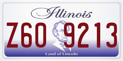 IL license plate Z609213