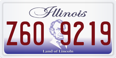 IL license plate Z609219