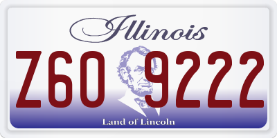 IL license plate Z609222
