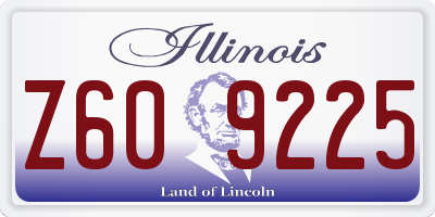 IL license plate Z609225