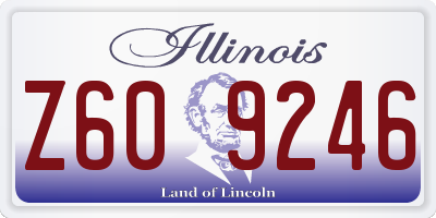 IL license plate Z609246