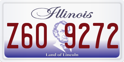 IL license plate Z609272
