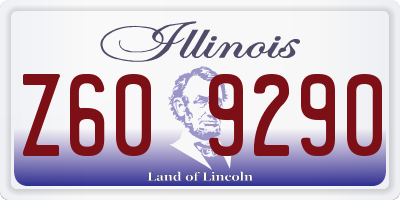 IL license plate Z609290