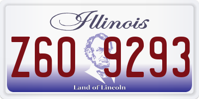 IL license plate Z609293