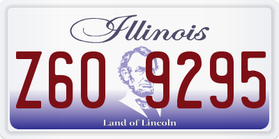 IL license plate Z609295