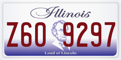 IL license plate Z609297