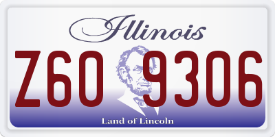 IL license plate Z609306