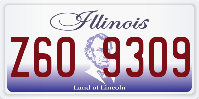 IL license plate Z609309