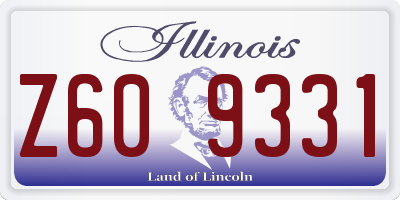 IL license plate Z609331