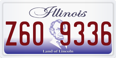 IL license plate Z609336