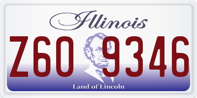 IL license plate Z609346