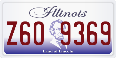 IL license plate Z609369