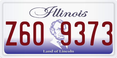 IL license plate Z609373