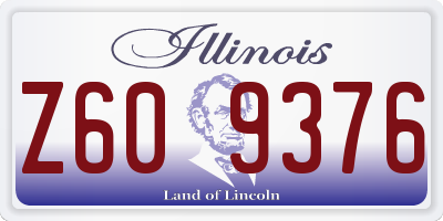 IL license plate Z609376
