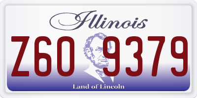 IL license plate Z609379