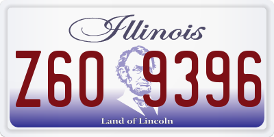 IL license plate Z609396