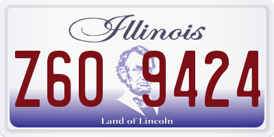 IL license plate Z609424