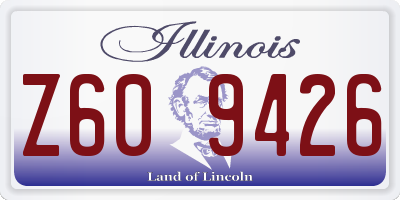 IL license plate Z609426