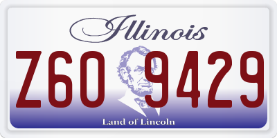 IL license plate Z609429