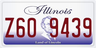 IL license plate Z609439