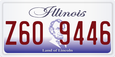 IL license plate Z609446