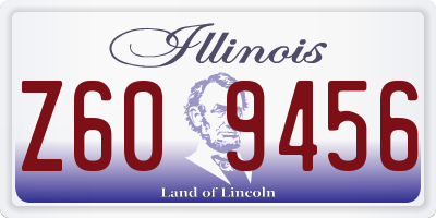 IL license plate Z609456