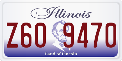 IL license plate Z609470