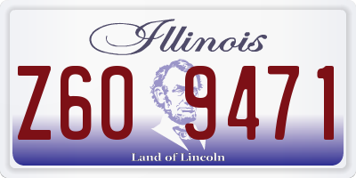 IL license plate Z609471