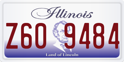 IL license plate Z609484